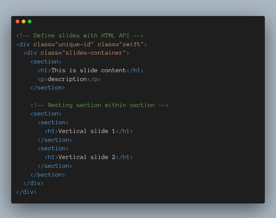 HTML Markup